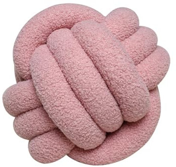 Cojín de nudo y nudo decorativo – 22 colores y 4 tamaños – Bola de cojín esthetic para elegantes accesorios del hogar e ideas de decoración modernas (diámetro 13 cm, 17)