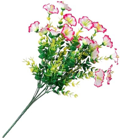 Vgvgaj Artificial Indoor Flowers - Realistic Fake UV Weather Resistant and Fade Resistant | Exquisite Home Decoration for Patio Garden Front Yard