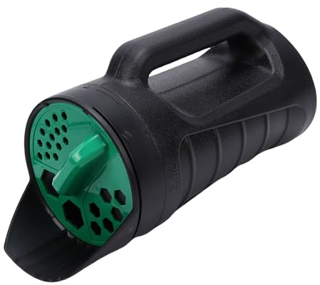 Asixxsix Handspridare Shaker, 2,5 L Gödselspridare med Justerbart Lock för Salt, Issmältning, gräsfrö, Flera öppningsstorlekar för Alla Behov