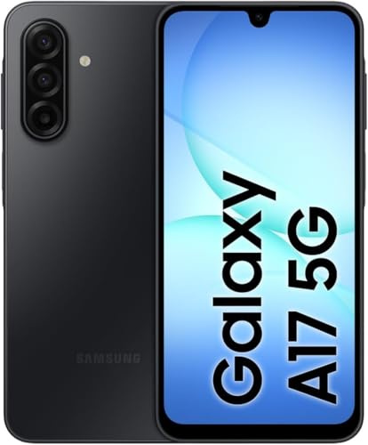 Samsng Galaxy A17 5G A176B/DS, Dual,AI Smartphone, Slim 7.5mm Frame, Large Screen, 50MP Camera 5000 mAh Battery, 256GB - 8GB RAM (Black)