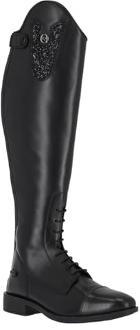 QHP Botas de montar Sasha Adulto ancho 39 Negro