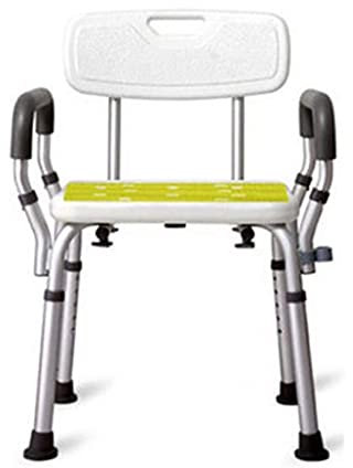 XHALERY Chaise de Douche Tabouret de Bain Tabouret de Baignoire Tabouret de Douche Baignoire, siège de Bain Portable, Banc de Douche réglable, Chaise élévatrice de Baignoire Blanche avec a