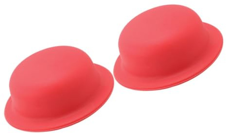 MAGICLULU 2 Pièces Couvercle de poignée de couvercle anti-brûlure poignée du couvercle du pot protecteur de poignée de couvercle de pot mitaine outils petits épaissir bouton Manchon isolant