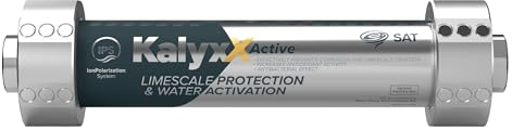 IPS KalyxX Active Line G1“ Kalkschutzanlage für Einfamilienhäuser, Wasserfilter, Wasserenthärtungsanlage, Kalkschutzanlage ohne Salz, Ohne Dass Strom Benötigt Wird