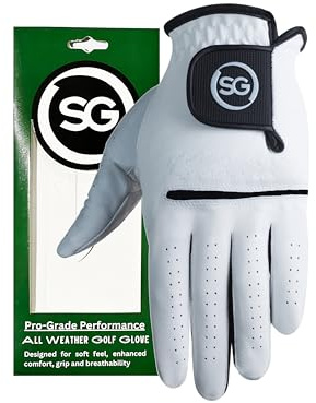 H-Cube alla väder mikrofiber golfhandskar män högerhänt golfare stor förpackning med 1
