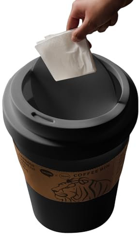 Corbeille à déchets - poubelle à déchets poubelle carrée | boîte à ordures | récipient à ordures | récipient pour couvercle de balançoire avec panier de rangement