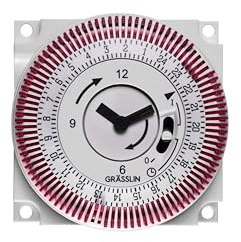 Grässlin 01.76.1001.1 FM/1 STuZH – Analoges Zeitschaltmodul, Schaltsegment für Innen- und Außenbereich, Einbau, Flachmodul, 1-Kanal