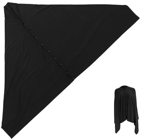 FIXOSHEE Cotton Nursing Cover for Breastfeeding Soft Fleece Nursing Poncho Feeding Cover for Home Outdoors