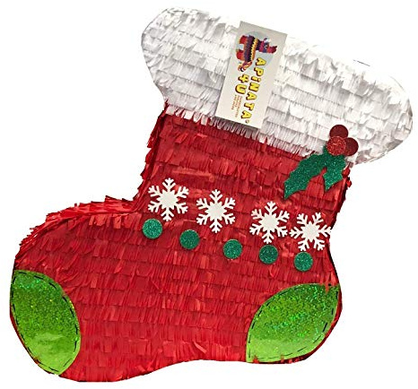 Xmas Holiday Christmas Pinata Stocking Shape Santa Boot