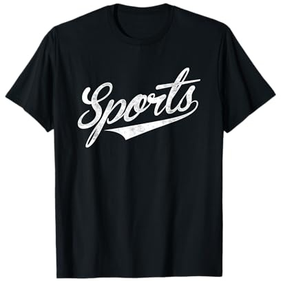 The Word Sports | A Funny Ironic Design That says Sports T-Shirt