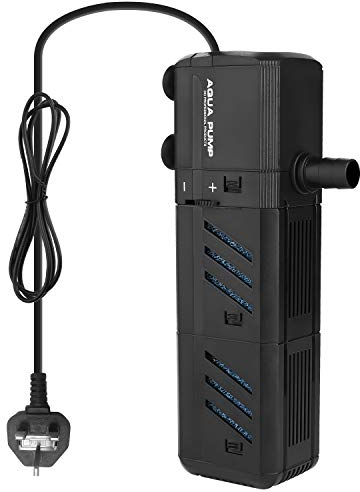 NO.17 Submersible Aquarium Internal Filter 8W, Adjustable Fish Tank Filter with 800 L/H Water Pump for 150-300L Fish Tank