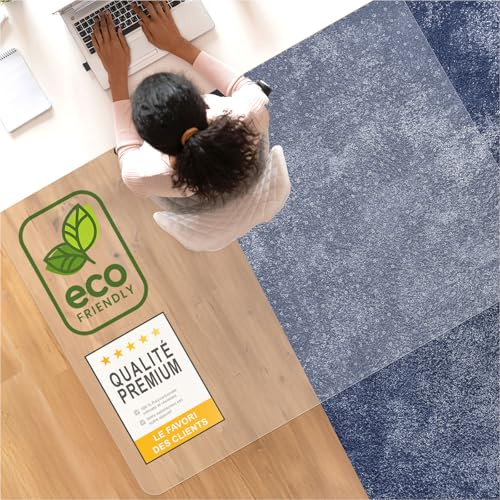 Bodenschutzmatte DURA-MAT aus Polycarbonat für Hartböden (100x120 cm)