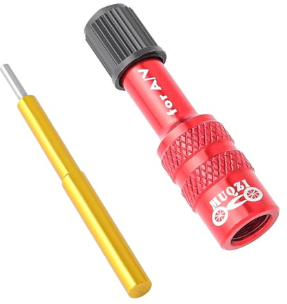 Whrcy Adaptateur de Fourche de vélo, Adaptateur de gonfleur de vélo | Adaptateur de vannes Schrader en Alliage d'aluminium | Accessoires de Pompe à Pneu pour VTT, VTT, vélo de Route