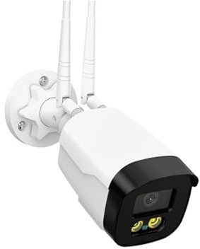 Security Camera Outdoor, 5MP IP Camera 1080P HD 4G SIM Card Camera Outdoor Security CCTV Home Bullet Camera Audio Video Surveillance P2P for Home Security Outside Indoor ( Size : 1080P WIFI NO Card )