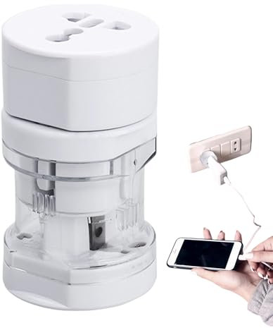 Adattatore di Viaggio - Adattatore Portatile Con Protezione Da Sovratensioni | Da Viaggio, Dispositivo Di Conversione Con Protezione Sovratensioni Per Telefoni Cellulari Computer Portatili