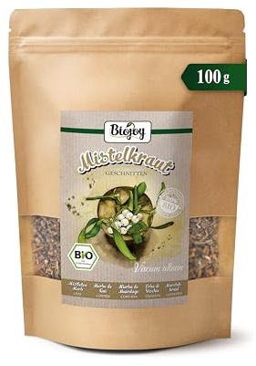 Biojoy BIO Mistelte, torkad, skuren, 100 g | Löst örtte, Viscum album L.