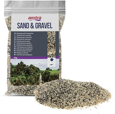 Amtra - Sabbia Senegal Mix per acquariofilia 0,25-1,6 mm, 5 kg