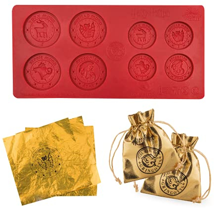 Cinereplicas Harry Potter - Banque de Gringotts Magicien en forme de chocolat - Moule en silicone - Licence officielle