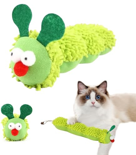 Billowvolve Juguete para gatos hierba gatera, juguete autoempleo, cojín interactivo para gatos, juguete dental para los gatos, cuidado dental, limpieza de dientes