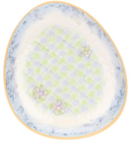 THUN Piatto da portata, melamina, Collezione Giardino di Primavera, 34,5 x 30 x 4,8 cm h