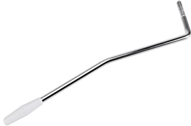 Mikinona Leva Vibrato Per Chitarra Elettrica Con Braccio Tremolo Singolo e Punta Filettata Realizzata in Ferro Placcato Adatta Per Sistemi Ponte Tremolo