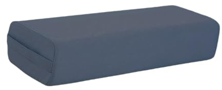 #N/A/a Cojín de con Funda extraíble, Transpirable, Rectangular y asa para meditación y relajación, Azul Oscuro