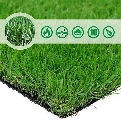 Petgrow Pet Pad Artificial Grass Turf 5.5'x6.5' - Realistic Thick Synthetic Fake Grass Mat for Outdoor Garden Landscape Dog Faux Grass