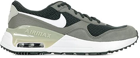Nike Jungen Air Max System Shoes, Dk Smoke Grey White Flat Pewter, 35.5 EU