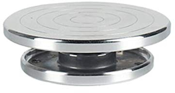 Plato giratorio de aluminio del uso doble del 12/15cm para la rueda giratoria de cerámica de la cerámica de la escultura de la arcilla