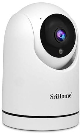 OBA SH042 SriHome telecamera wi-fi interno senza fili 2MP Audio Bidirezionale, Modalità Notturna a Infrarossi e colori