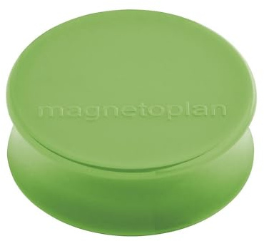 magnetoplan | Ergo-Magnet | Ø 34 mm | VE 50 Stk | maiGrün