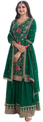 Snygg Bollywood-designer redo att bära anarkali axelryckningsstil passar indisk pakistansk Salwar Kameez-klänning