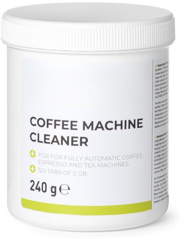 MBH - Limpiador de cafeteras automáticas en pastillas (120 uds.) Pastillas limpiadoras aptas para cafeteras, espressos y teteras.