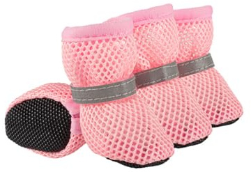 carotoe Scarpe per cani protezioni per zampe piccole riflettenti per attività all'aperto