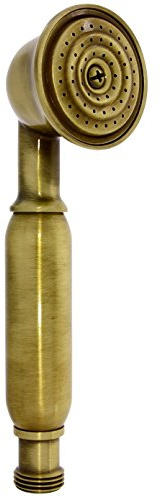 Nostalgie Retro Handbrause/Brause/Brausekopf/Duschkopf – aus Messing mit Altmessing Oberfläche