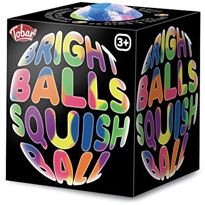 Tobar SCRUNCHEMS BRIGHT BALLS STRESS SQUISH BALL Toy