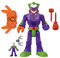 Fisher-Price IMAGINEXT DC Super Friends Joker im Lachroboter - 30 cm großer, manuell gesteuerter Joker-Roboter, Power Pad für Lichter und Actiongeräusche, schießt Projektile ab, ab 3 Jahren, HKN47