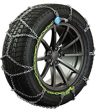 AROBA SG13-310 STOP&GO SUV 13 mm snökedjor av Veriga – (1 par = 2 stycken) – automatisk spänning för snabb montering – för SUV och terrängfordon
