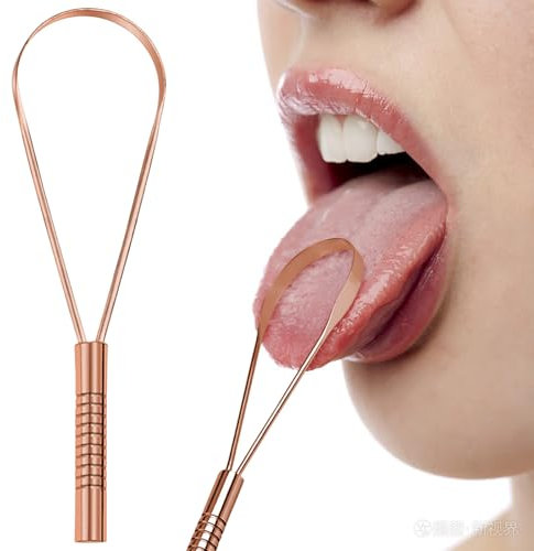 Alovez Zungenschaber, Schaber für Zungen, Ayurveda Mundpflege Werkzeug für Zungenpflege Reiniger Frische und Hygiene