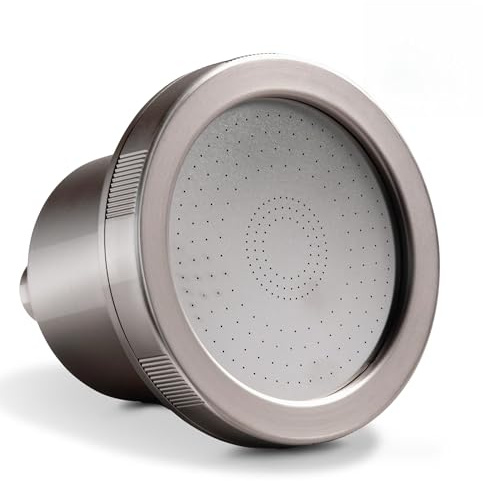MDhair Filtered Shower Head for Healthier Hair & Skin – Removes Chlorine & Heavy Metals, High Pressure Shower Head Filter for Hard Water, Dermatologist-Formulated Water Softener for Hard Water