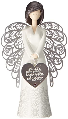 You Are An Angel ALF007I Si Vede Bene Solo col Cuore Angelo, 17 cm