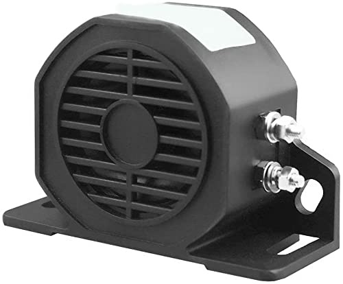 Tiardey 12V-80V 107dB Vattentät Heavy-Duty Backup-varningslarm med superhög ljudsignal för lastbil Skåpbil Fraktbil Lastbil tunga fordon