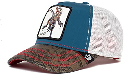 Goorin Bros. The Farm Little Raptor Casquette de camionneur pour enfant, taille unique, bleu, Multicolore, Taille unique