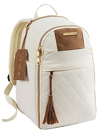 Cabin Max Travel Hack Travel Bags for Women | Ryanair Cabin Bags | Laptop Backpack - Cream