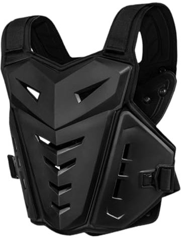 kowaku Motorrad Schutzweste für Erwachsene, Brustpanzer, Robustes Zubehör für Sicheres Fahren, Schwarz