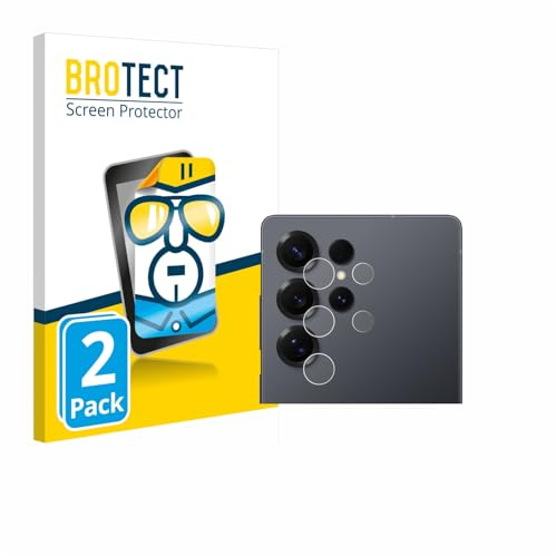 BROTECT 2 Stück Schutzfolie für Samsung Galaxy S25 Ultra (NUR Kameraschutz) Displayschutz Folie Made in Germany, Ultra-Klar