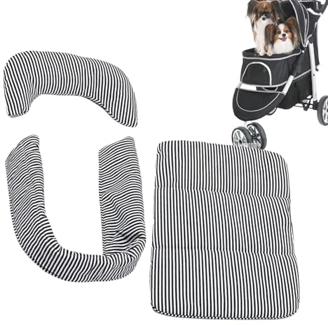 Genérico Colchón para cochecitos de Animales - cojín de Perros Plegable, Alfombra de Chat cómoda | Accesorio no remolante removible Transpirable para Salidas para Caminatas de Viaje de Verano