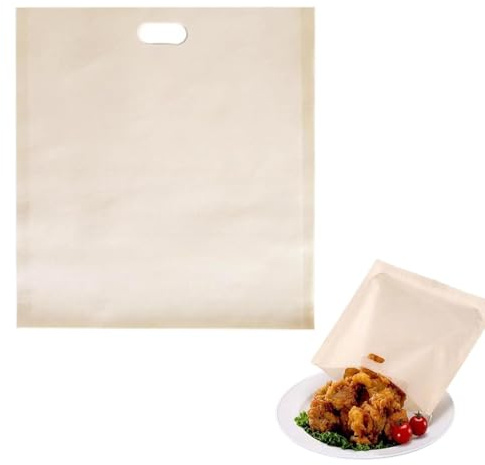 Bolsas de sándwich,Bolsas tostadoras resistentes al calor no adhesivas para queso asado - Bolsas de queso a la parrilla reutilizables para pizza, de pollo, Salchichas