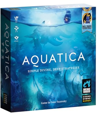 Cosmo Drome Games | Aquatica | Board Game | 1 to 4 Players | Ages 12+ | 30 to 60 Minutes Playing Time