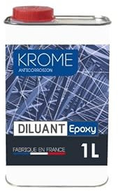 KROME PEINTURE - Krome Diluant Epoxy - Nettoyage et Dilution des Peintures - 1L - Conditionnement 1L